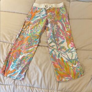 Colorful Lilly Pulitzer girls Tropical Print Pants
